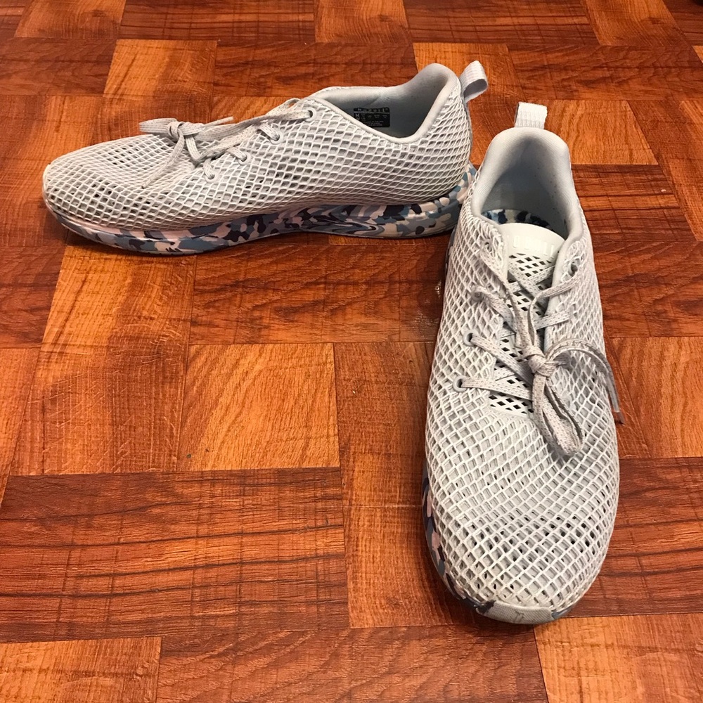 Nobull Blue Camo Men's Wild Mesh Runner Trainers size 14 sneakers